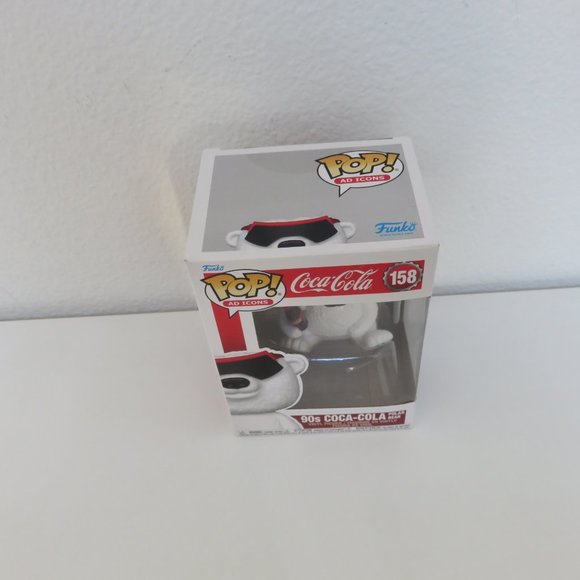(#H-1) Coca-Cola 90s Polar Bear Pop Funko Vinyl Figure - Picture 3 of 4